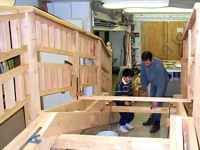 18 ft. wooden arch bridge