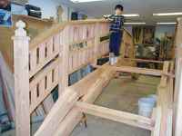 18 ft. wooden arch bridge