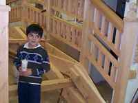 18 ft. wooden arch bridge