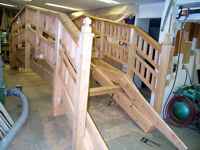 18 ft. wooden arch bridge