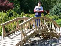 14 ft. light pedestrian bridges 5ft. to 20ft.