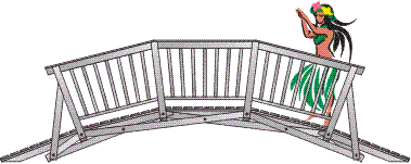 14' light pedestrian bridge