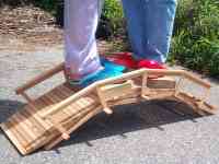 Wooden Rainbow Bridge Model