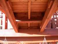 18 ft. wooden arch bridge