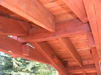 18 ft. wooden arch bridge
