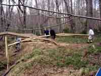 27 ft. wood bridge