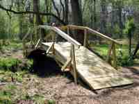 27 ft. wooden bridge