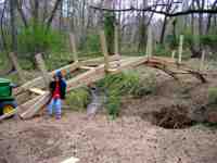 27 ft. wood bridge