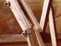click for a larger picture of the model bridge