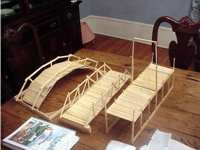 Popsicle stick bridge