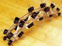 Popsicle stick bridge