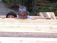 timber footbridge
